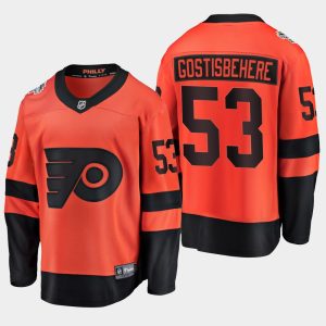 Philadelphia Flyers Trikot Shayne Gostisbehere Coors Light 2019 Stadium Series Orange Breakaway